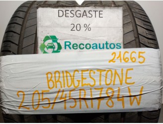 Replacement tyre(s) for Opel Astra G hatchback (T98) 2.0 16V (F08, F48) OEM IAM reference 20545R1784W BRIDGESTONE ECOPIA E