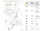 Recambio de tubos aire acondicionado para jaguar xe (x760) 2.0 d referencia OEM IAM T2H6664 T2H6664 