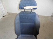 Recambio de asiento delantero izquierdo para chevrolet kalos 1.2 cat referencia OEM IAM TELA GRIS Y AZUL 5 PUERTAS