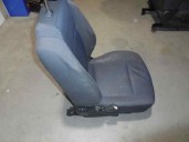 Recambio de asiento delantero izquierdo para chevrolet kalos 1.2 cat referencia OEM IAM TELA GRIS Y AZUL 5 PUERTAS