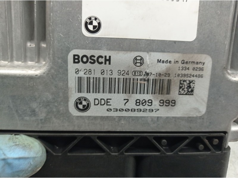 Recambio de centralita motor uce para bmw x3 (e83) 2.0 sd referencia OEM IAM 7809999  0281013924 BOSCH