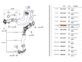 Recambio de tubo para mazda 6 sedán (gj, gl) 2.2 d (gj2fp) referencia OEM IAM SH0113330 SH0113330E 