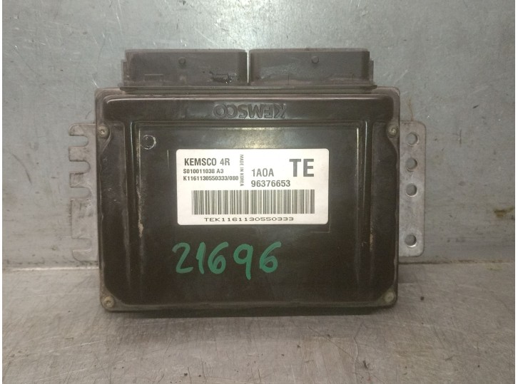 Replacement engine ECU for Daewoo Kalos (KLAS) 1.2 OEM IAM reference 96376653 S010011038A3 KEMSCO