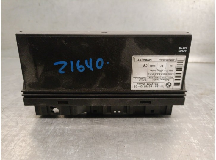 Recambio de modulo electronico para bmw 5 (e60) 520 d referencia OEM IAM 61356978713 5WK49111 SIEMENS