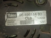 Replacement alternator for Peugeot 307 (3A/C) 2.0 16V OEM IAM reference 9649611480 5705FC 2542802A VALEO