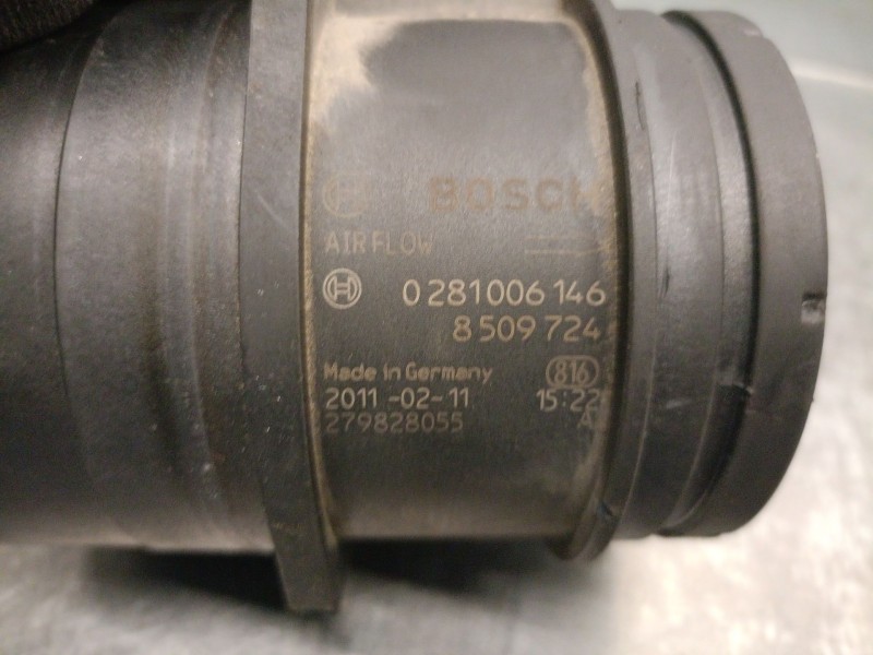 Recambio de caudalimetro para bmw x1 (e84) sdrive 18 d referencia OEM IAM 8509724 13628509724 0281006146 BOSCH
