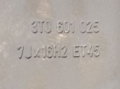 Recambio de llanta para skoda superb ii (3t4) 2.0 tdi 16v 4x4 referencia OEM IAM 3T0601025 R167JX16H2ET45 