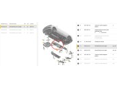 Replacement engine undertray for Skoda Rapid Spaceback (NH1) 1.6 TDi OEM IAM reference 6RA825201 6RA825201 SIMOLDES