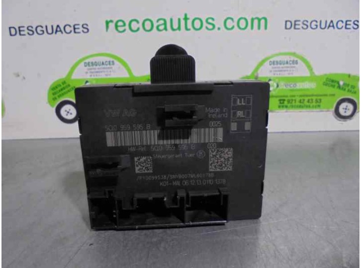 Recambio de centralita cierre para audi a3 (8v) 1.6 tdi referencia OEM IAM 5Q0959595B 