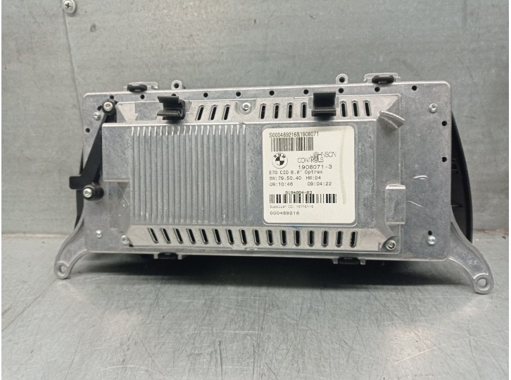 Recambio de pantalla multifuncion para bmw x5 (e70) xdrive 35 d referencia OEM IAM 919406403 19080713