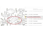Recambio de cubrecarter para bmw 7 (e65, e66, e67) 730 ld referencia OEM IAM 51717020533 51717020533 51717067198
