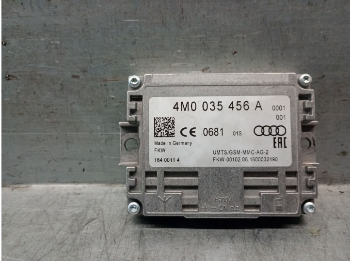 Recambio de modulo electronico para seat ateca (kh7, khp) 1.6 tdi referencia OEM IAM 4M0035456A 4M0035456B 