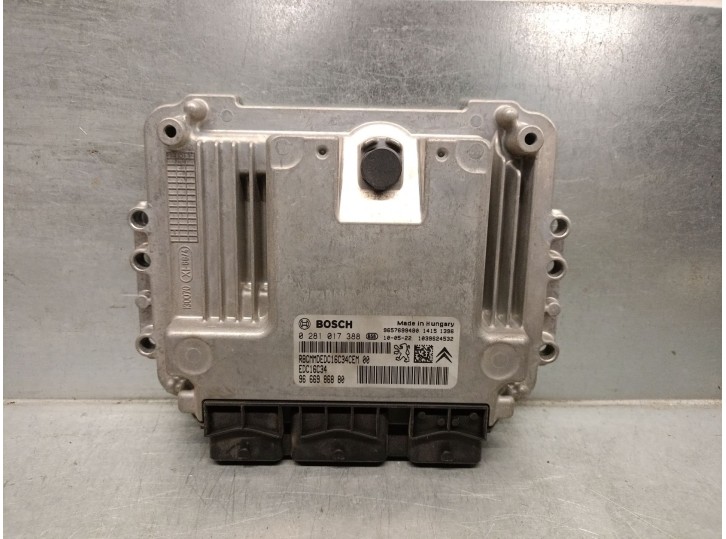 Recambio de centralita motor uce para peugeot 207/207+ (wa_, wc_) 1.4 hdi referencia OEM IAM 9666986880 0281017388 bosch