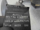 Recambio de cinturon seguridad delantero izquierdo para volvo serie 460 1.7 turbo cat referencia OEM IAM 570084500 