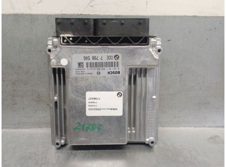 Recambio de centralita motor uce para bmw 7 (e65, e66, e67) 730 ld referencia OEM IAM 7798506 0281011886 BOSCH