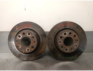 Recambio de disco freno trasero para skoda superb ii (3t4) 2.0 tdi 16v 4x4 referencia OEM IAM 1K0615601AD 1K0615601AD 