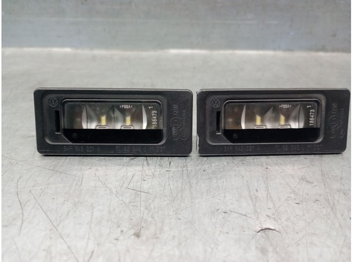 Recambio de piloto matricula para seat ateca (kh7, khp) 1.6 tdi referencia OEM IAM 3AF943021A 3AF943021A 