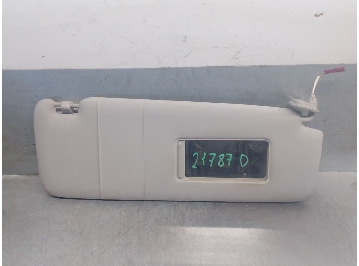 Recambio de parasol derecho para bmw 7 (e65, e66, e67) 730 ld referencia OEM IAM 51167017792 51167017792 