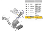 Recambio de tubo para peugeot 508 sw i (8e_) 2.0 bluehdi 150 referencia OEM IAM 9675766280 9675766280 