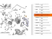 Recambio de tubo para peugeot 508 sw i (8e_) 2.0 bluehdi 150 referencia OEM IAM 84715F01 9678390580 