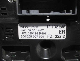 Recambio de pantalla multifuncion para opel vectra c berlina 2.2 16v dti cat (y 22 dtr / l50) referencia OEM IAM 13132286  