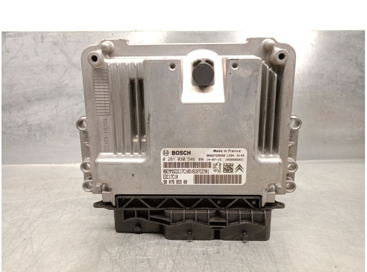 Recambio de centralita motor uce para citroën c4 ii (nc_) 1.6 hdi 90 referencia OEM IAM 9807885980 0281030546 BOSCH
