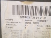 Recambio de apoyabrazos central para bmw 7 (e65, e66, e67) 730 ld referencia OEM IAM 52206962972 52206962972 