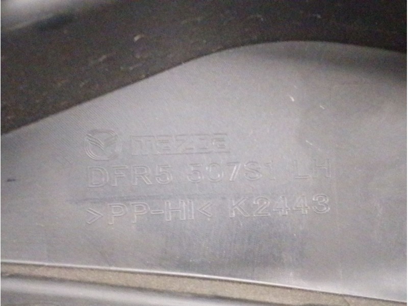 Recambio de torpedo para mazda cx-30 (dm) skyactiv-g m hybrid referencia OEM IAM DFR5507R1RH DFR5507S1LH 