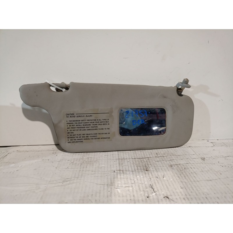 Recambio de parasol derecho para hyundai atos (mx) 1.1 referencia OEM IAM 8520206300LO 8520206300LO 