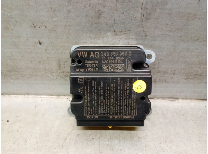 Recambio de centralita airbag para skoda rapid spaceback (nh1) 1.6 tdi referencia OEM IAM 34D959655B A2C30911106