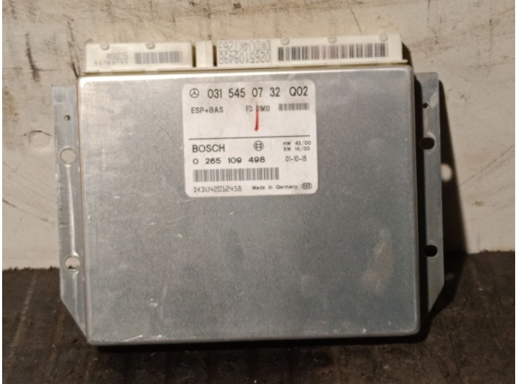 Recambio de centralita abs para mercedes-benz clase e (w210) e 270 cdi (210.016) referencia OEM IAM 0315450732 0265109498 BOSCH