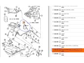 Recambio de filtro gasoil para jeep cherokee (xj) 2.1 turbodiesel referencia OEM IAM 53001742 53001742 