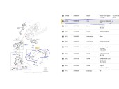 Recambio de tubo para land rover discovery v (l462) 2.0 sd4 4x4 referencia OEM IAM HPLA9F468AA LR085948 