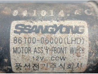 Recambio de motor limpia delantero para ssangyong korando (kj) 2.9 td referencia OEM IAM 8610006000 8610006000X 