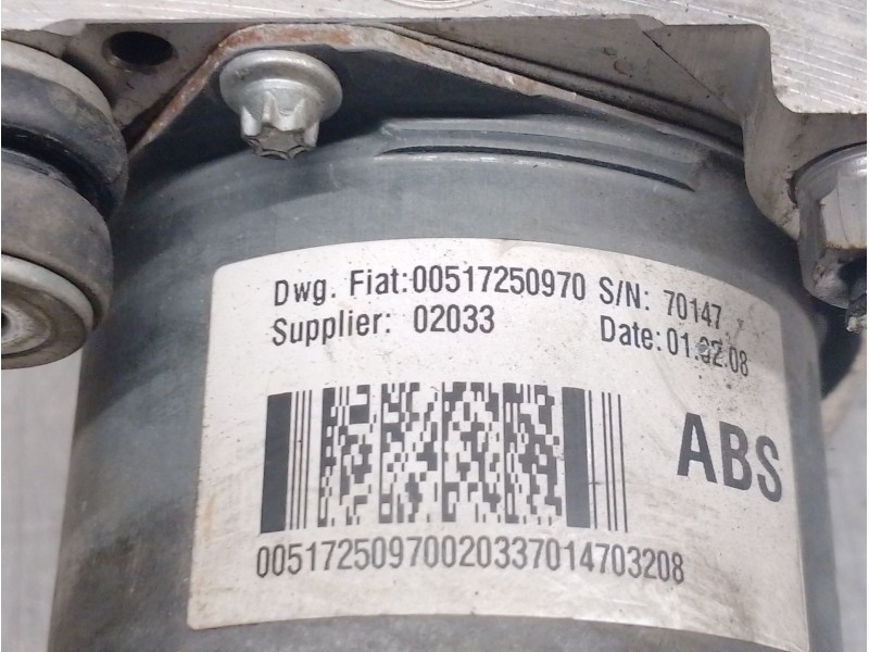 Recambio de abs para peugeot boxer furgoneta 2.2 hdi 120 referencia OEM IAM 00517250970 4541K0 0265231617 BOSCH