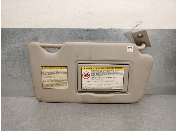 Recambio de parasol derecho para nissan micra iv (k13k, k13kk) 1.2 dig-s referencia OEM IAM 964001HP1A 964001HP1A 