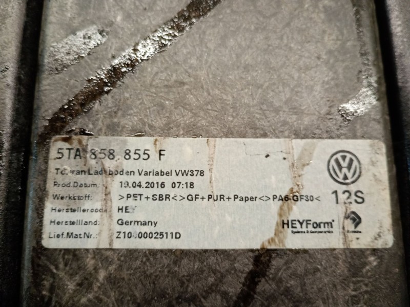 Recambio de bandeja trasera para volkswagen touran (5t1) 2.0 tdi referencia OEM IAM 5TA858855F 5TA858855F 