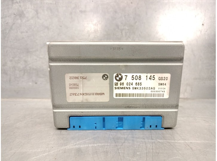 Recambio de centralita cambio automatico para bmw 5 (e39) 530 d referencia OEM IAM 7508145 5WK33502AG SIEMENS