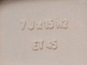 Recambio de llanta para audi a4 b5 (8d2) 1.9 tdi referencia OEM IAM 8D0071498 R157JX15H2ET45 