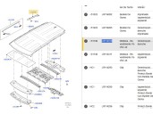Recambio de moldura para land rover discovery v (l462) 2.0 sd4 4x4 referencia OEM IAM HY3251776AD LR112410 