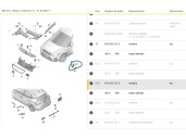 Replacement moulding for Seat Arona (KJ7, KJP) 1.0 TSI OEM IAM reference 6F9853274F 6F9853274F 