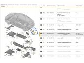 Recambio de moldura para seat arona (kj7, kjp) 1.0 tsi referencia OEM IAM 6F0825189C 6F0825189C 