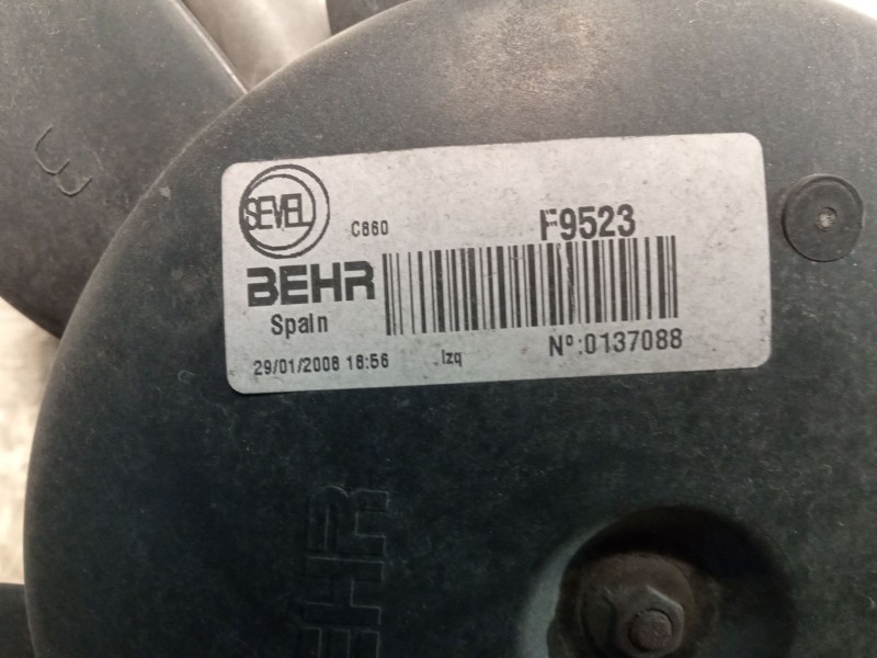 Recambio de electroventilador para peugeot boxer furgoneta 2.2 hdi 120 referencia OEM IAM 1358012080 1358012080 F9522