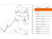 Recambio de tubos aire acondicionado para ssangyong korando (kj) 2.9 td referencia OEM IAM JUF500340 JUF500340 