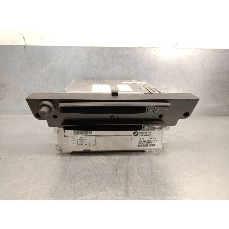 Recambio de sistema audio / radio cd para bmw 5 (e60) 530 d referencia OEM IAM 65836987689 65839191554 