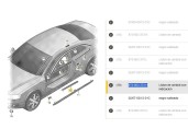 Recambio de moldura para audi a5 (8t3) 3.0 tdi quattro referencia OEM IAM 8T0853373 8T0853373H 