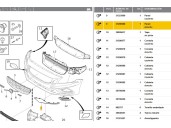Replacement trim for Volvo V60 I (155) D3 / D4 OEM IAM reference 31290986 31290986 