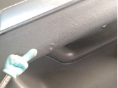 Replacement rear left door trim panel for Volvo V60 I (155) D3 / D4 OEM IAM reference 8635872 31363728 