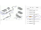 Recambio de tubo escape delantero para kia xceed (cd) 1.5 t-gdi referencia OEM IAM 28610J7310 28610J7310 