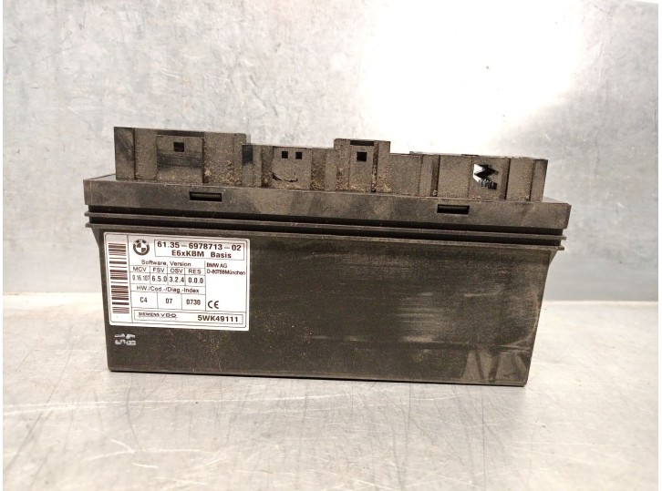 Recambio de modulo electronico para bmw 5 (e60) 530 d referencia OEM IAM 61356978713  5WK49111 SIEMENS